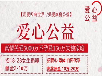 滴道捐卵助孕生子 爱心志愿者招募